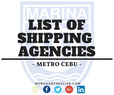 List of Shipping Agencies in Cebu .